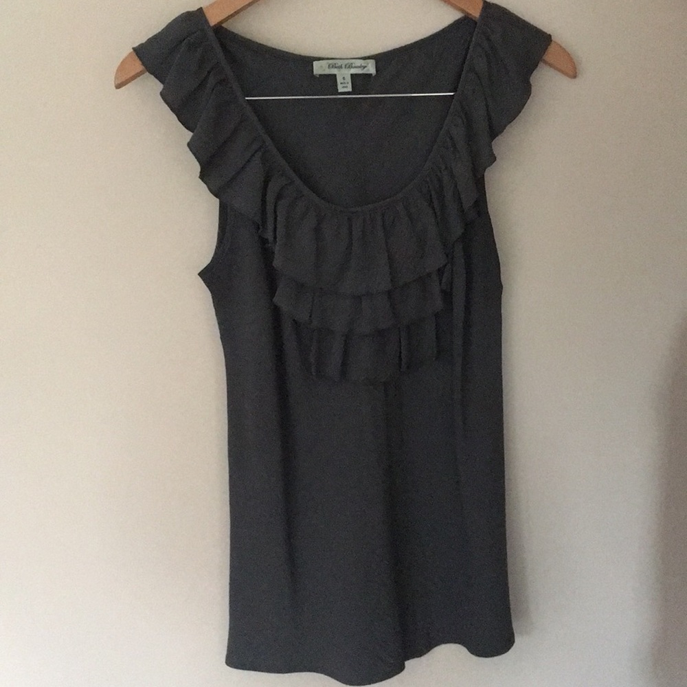 Beth Bowley Silk Ruffle Blouse